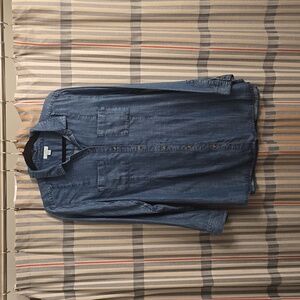 J.JILL NWOT Chambray Tencel Shirt SZ MED